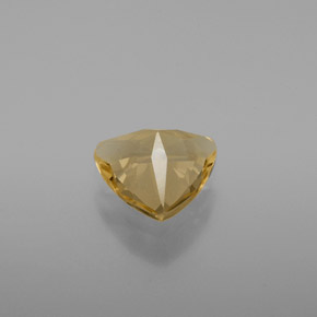 Béryl doré jaune naturelle trillion, 1,35 ct, VVS-VS