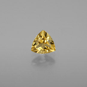 Béryl doré Jaune naturelle Trillion, 0.69 ct, VVS-VS