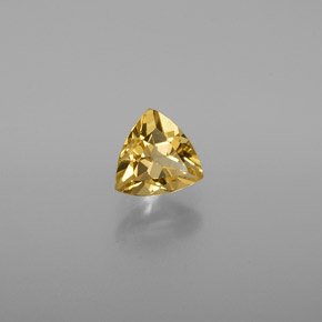Béryl doré Jaune naturelle Trillion, 0.69 ct, VVS-VS