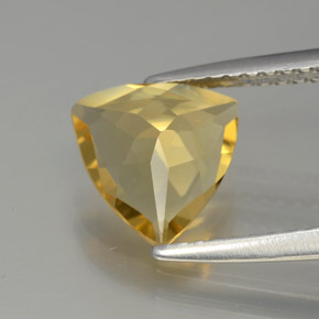 Béryl doré Jaune naturelle Trillion, 1.32 ct, VVS-VS