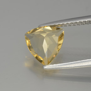 Béryl doré Jaune naturelle Trillion, 1.32 ct, VVS-VS