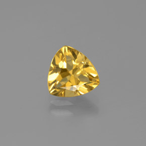 Béryl doré Jaune naturelle Trillion, 1.47 ct, VVS-VS