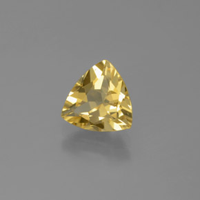 Béryl doré jaune naturelle trillion, 1,33 ct, VVS-VS