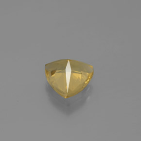 Béryl doré jaune naturelle trillion, 1,33 ct, VVS-VS