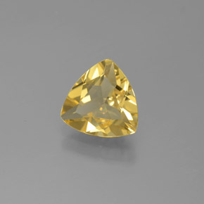Béryl doré Jaune naturelle Trillion, 1.44 ct, VVS-VS