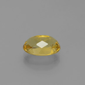 Béryl doré Jaune naturelle Coupe ovale, 2.12 ct, VVS-VS