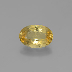 Béryl doré Jaune naturelle Coupe ovale, 1.74 ct, VVS