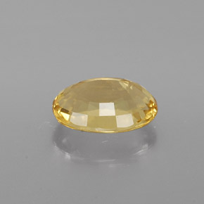 Béryl doré Jaune naturelle Coupe ovale, 1.28 ct, VVS