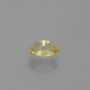 Béryl doré jaune naturelle coupe ovale, 0,56 ct, VVS-VS