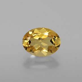 Béryl doré Jaune naturelle Coupe ovale, 1.14 ct, VVS-VS