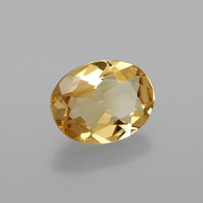 Béryl doré Jaune naturelle Coupe ovale, 1.35 ct, VVS-VS