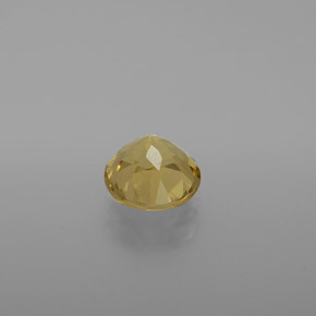 Béryl doré jaune naturelle coupe roude, 1,25 ct, VS