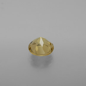Béryl doré jaune naturelle coupe roude, 1,13 ct, VVS-VS