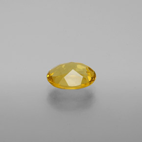 Béryl doré jaune naturelle coupe ovale, 1,21 ct, VVS