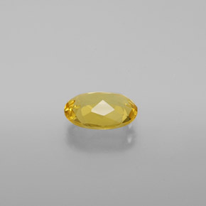 Béryl doré jaune naturelle coupe ovale, 0,96 ct, VVS