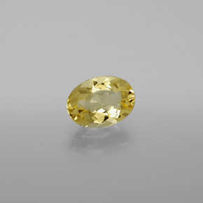 Béryl doré Jaune naturelle Coupe ovale, 0.91 ct, VVS