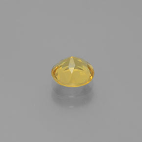 Béryl doré jaune naturelle coupe roude, 0,82 ct, VVS-VS