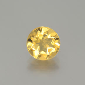 Béryl doré jaune naturelle coupe roude, 1,56 ct, VS