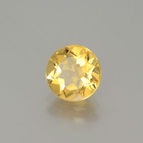 Béryl doré jaune naturelle coupe roude, 1,56 ct, VS