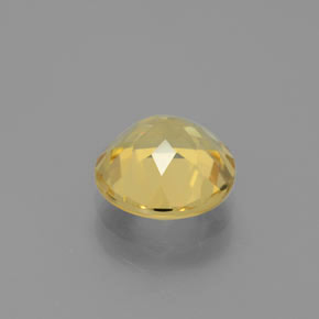 Béryl doré jaune naturelle coupe roude, 1,70 ct, VVS-VS