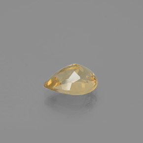 Béryl doré jaune naturelle en forme de poire, 1,93 ct, VVS-VS