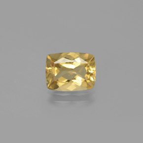 Béryl doré jaune naturelle coupe coussin, 1,83 ct, VS