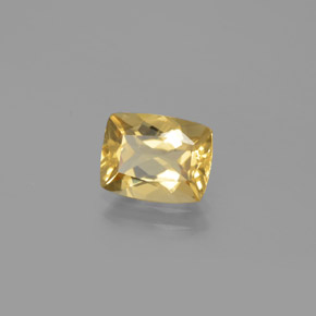Béryl doré jaune naturelle coupe coussin, 1,83 ct, VS