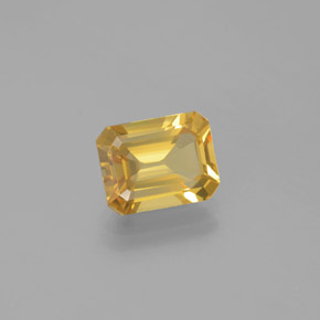 Béryl doré Jaune naturelle Taille émeraude, 2.26 ct, VVS-VS