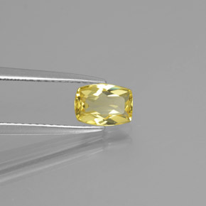 Béryl doré jaune naturelle forme fantaisie, 0,74 ct, VVS-VS
