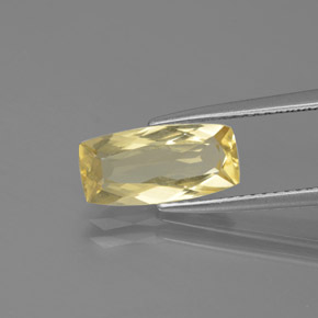 Béryl doré jaune naturelle coupe coussin, 1,75 ct, VS