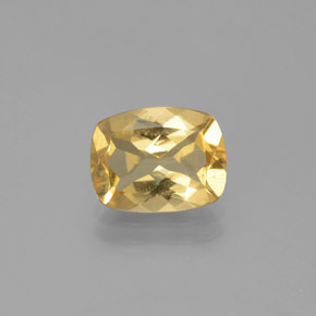 Béryl doré jaune naturelle coupe coussin, 2,28 ct, VS