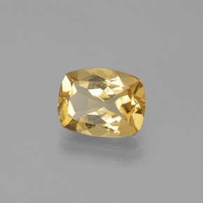 Béryl doré jaune naturelle coupe coussin, 2,28 ct, VS