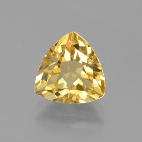 Béryl doré jaune naturelle trillion, 2,23 ct, VS
