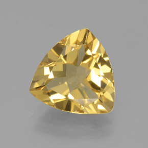 Béryl doré Jaune naturelle Trillion, 2.72 ct, VVS