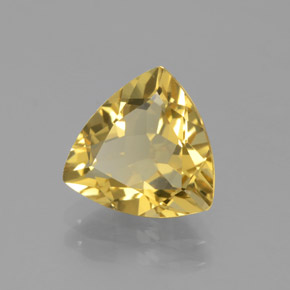 Béryl doré jaune naturelle trillion, 2,67 ct, VVS-VS