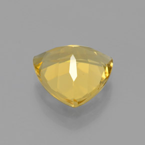 Béryl doré jaune naturelle trillion, 2,67 ct, VVS-VS