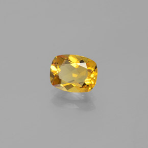 Béryl doré jaune naturelle coupe coussin, 1,13 ct, VVS