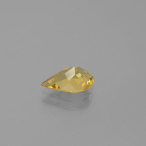 Béryl doré jaune naturelle en forme de poire, 0,97 ct, VVS-VS
