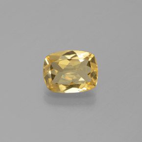 Béryl doré Jaune naturelle Coupe coussin, 1.66 ct, VS
