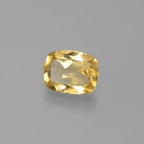Béryl doré Jaune naturelle Coupe coussin, 1.66 ct, VS