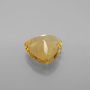 Béryl doré jaune naturelle trillion, 3,44 ct, VS