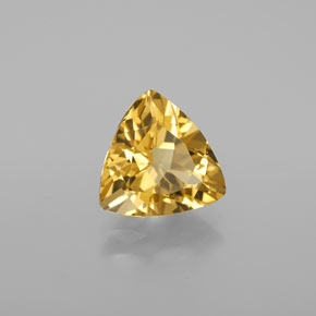 Béryl doré jaune naturelle trillion, 2,83 ct, VVS-VS