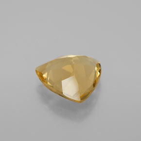 Béryl doré jaune naturelle trillion, 3,37 ct, VVS-VS