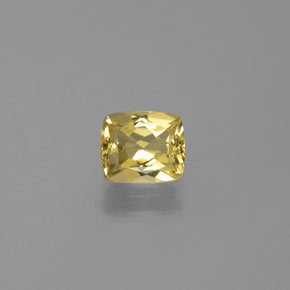 Béryl doré Jaune naturelle Coupe coussin, 1.12 ct, VVS-VS