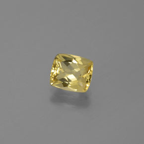Béryl doré Jaune naturelle Coupe coussin, 1.12 ct, VVS-VS