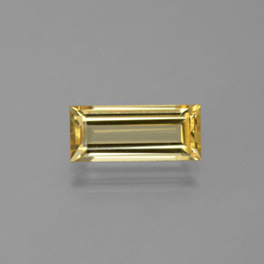 Béryl doré Jaune naturelle Baquette, 1.82 ct, VVS-VS