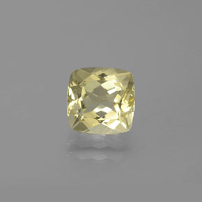 Béryl doré jaune naturelle coupe coussin, 2,15 ct, VVS-VS