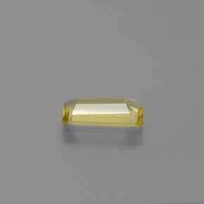 Béryl doré jaune naturelle taille émeraude, 1,06 ct, VVS-VS