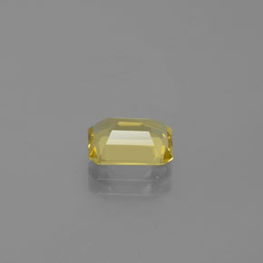 Béryl doré jaune naturelle taille émeraude, 1,38 ct, VVS-VS