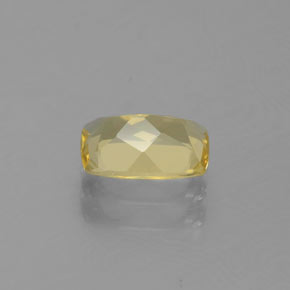 Béryl doré jaune naturelle coupe coussin, 0,77 ct, VVS-VS
